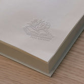 Bookplate vegetation emerging from the book