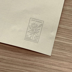 Ex-libris flowering plant with target