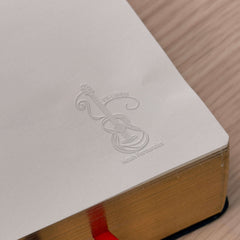 Guitar bookplate with wire