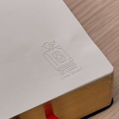 Bookplate bird on book