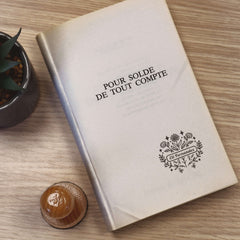 Ex-libris stamp with flowery name