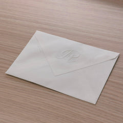 Elegant letter dry stamp