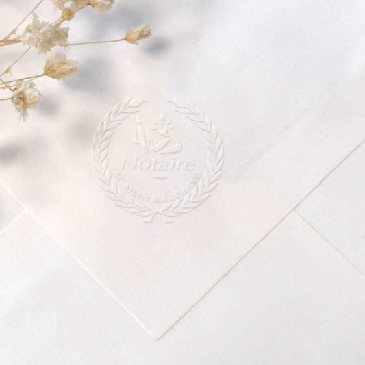 Notary's dry stamp
