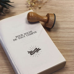 Sparkling ribbon stamp
