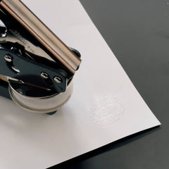 3D circle bookplate