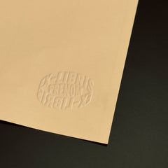 3D circle bookplate