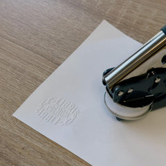3D circle bookplate