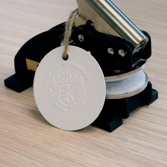 Medieval coat of arms dry stamp