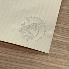 Japanese fish bookplate