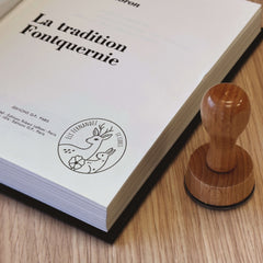 Ex-libris stamp of wild animals