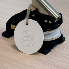 Desert oasis bookplate embosser