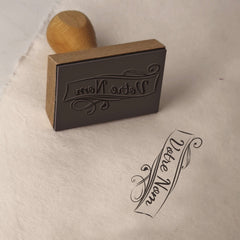 Wavy stamp ornaments