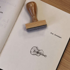 Guitar cat stamp