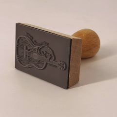 Guitar cat stamp