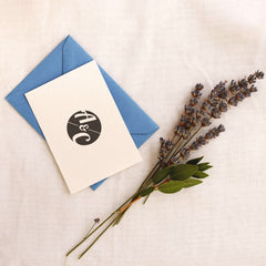 Round embossed stamp