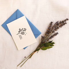 Plant stamp drawing