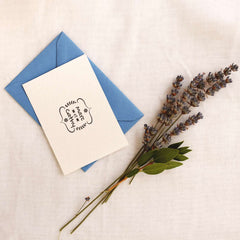 Small flower wedding stamp