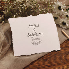Olive branch wedding stamp