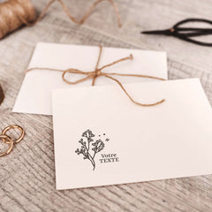 Plant stamp drawing