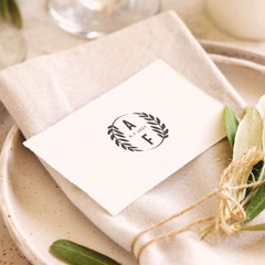 Initial ornament stamp
