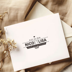 Wedding day stamp