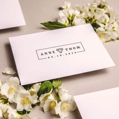 Diamond wedding stamp