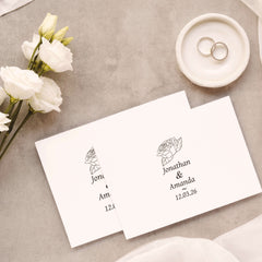 Wedding Stamp with Large Rose