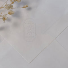 Elegant wedding dry stamp