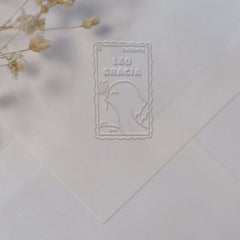 Bird bookplate stamp