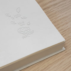 Rose petal bookplate embosser