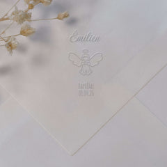 Baptism embosser little angel