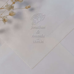 Large Rose Wedding Embosser