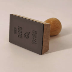 Double Heart Wedding Stamp