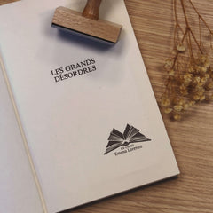 Open Book Stamp