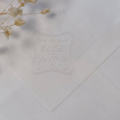 Wedding footprint save the date
