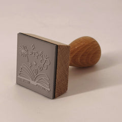 Ex-libris stamp, magic book