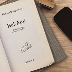 Bookplate, bunny hop