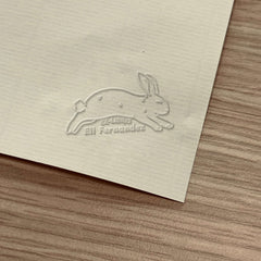 Bookplate bunny hop
