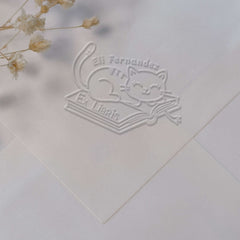 Bookplate: Cat's Nap