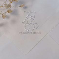 Cute bunny bookplate