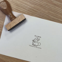 Cute bunny bookplate