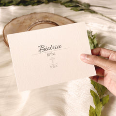 Baptism stamp with cross