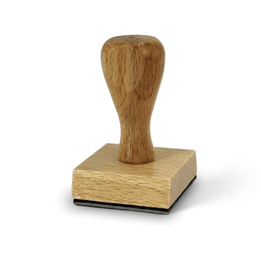 Square Wooden Stamp 5x5 cm