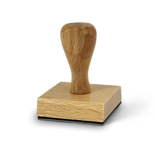 Square Wooden Stamp 6x6 cm