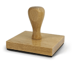 Square Wooden Stamp 8x8 cm