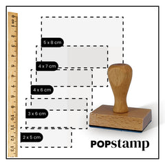 Book stamp with glasses